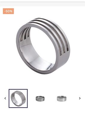 Men's Zoppini Stainless Steel Ring